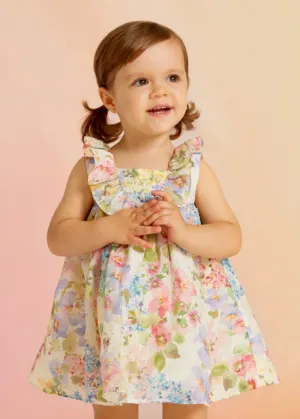 Abel & Lula Baby & Toddler Girls Floral Printed Linen Dress