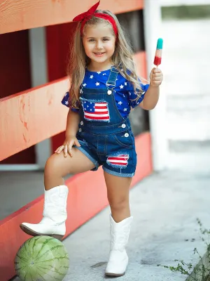 American All-Star Overall Denim Set