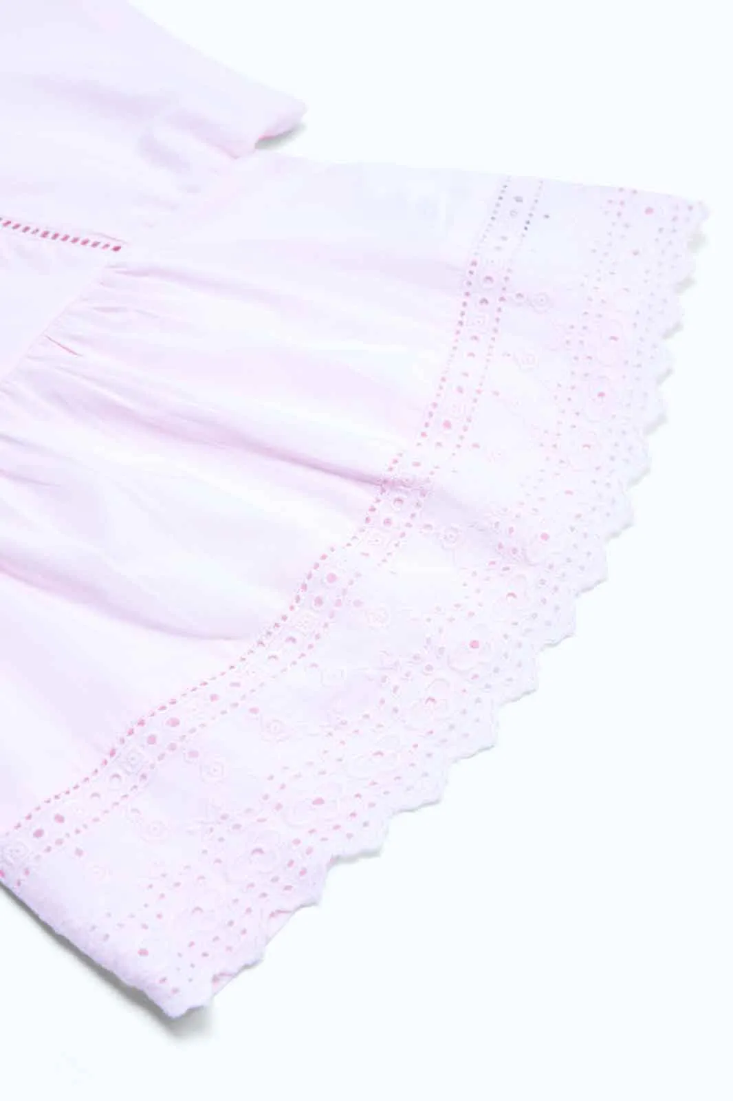 Baby Girls Pink Embroidered Blouse