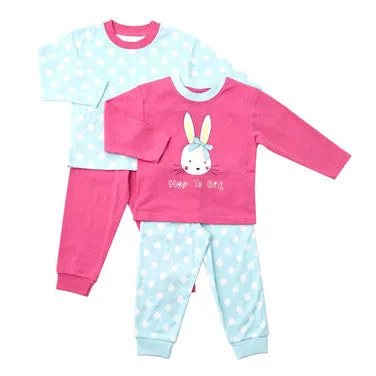 Baby Pyjamas - Pack Of 2 (Hot-Pink)