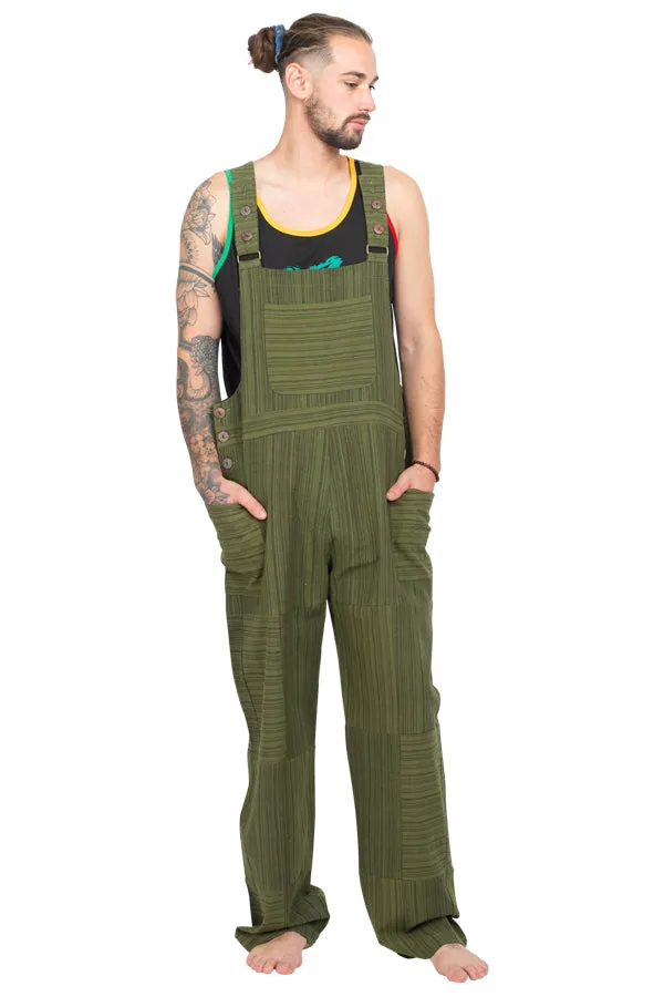 Bohemian Patchwork Unisex Overalls