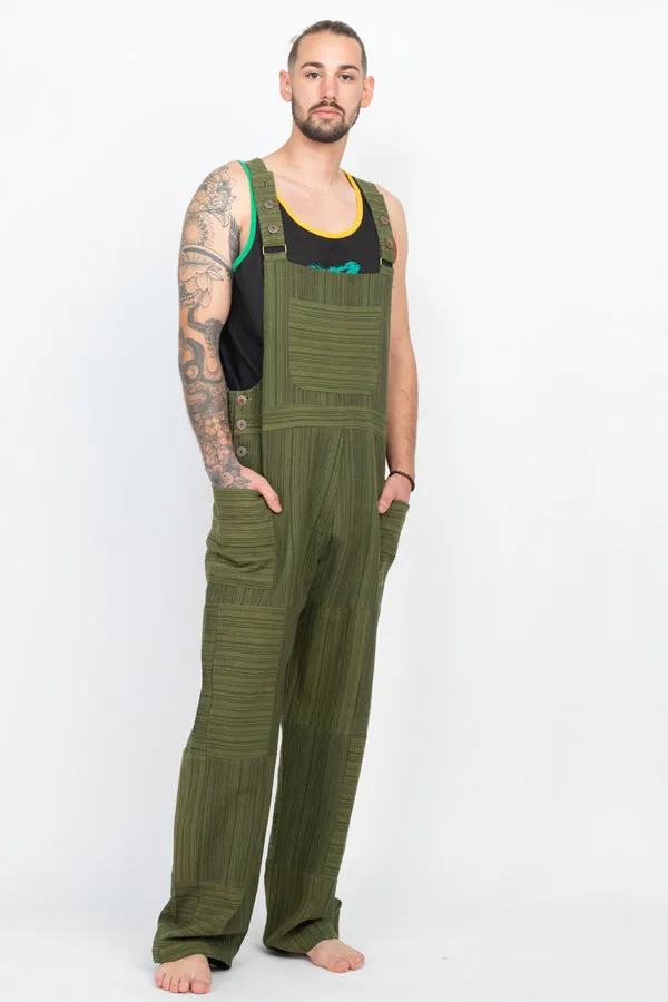 Bohemian Patchwork Unisex Overalls