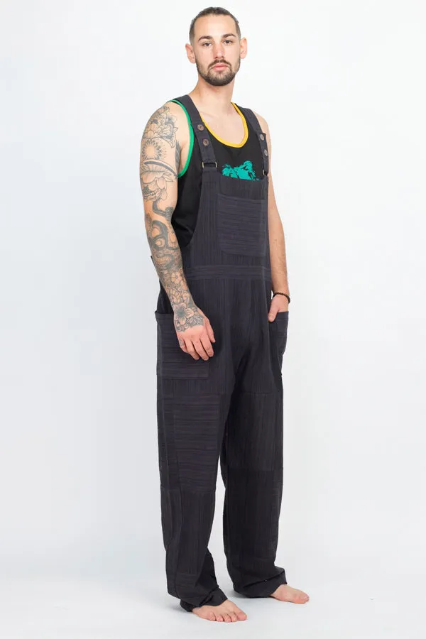 Bohemian Patchwork Unisex Overalls