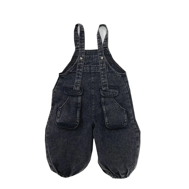 Boys and Girls Universal Workwear Denim Overalls