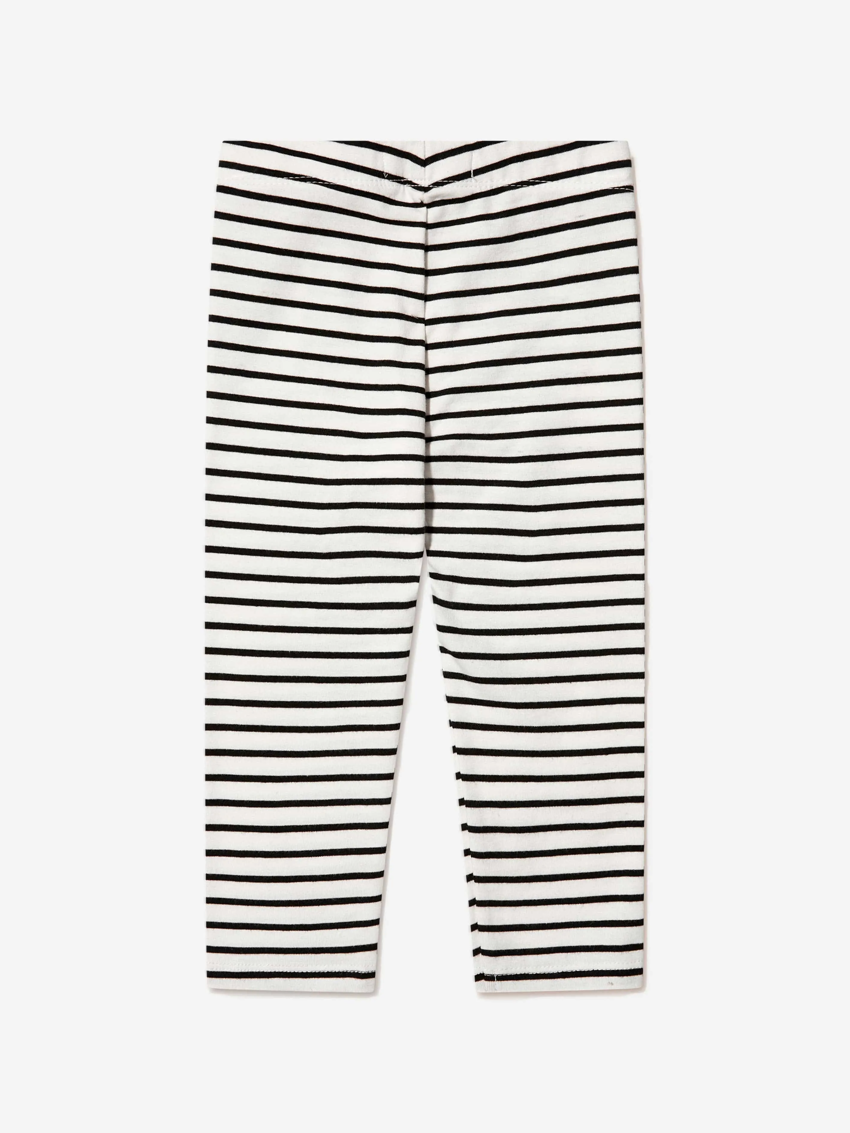 Calvin Klein Baby Girls Organic Cotton Striped Leggings