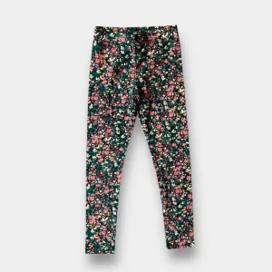 Crewcuts Girls Floral Printed Every Day Leggings 10