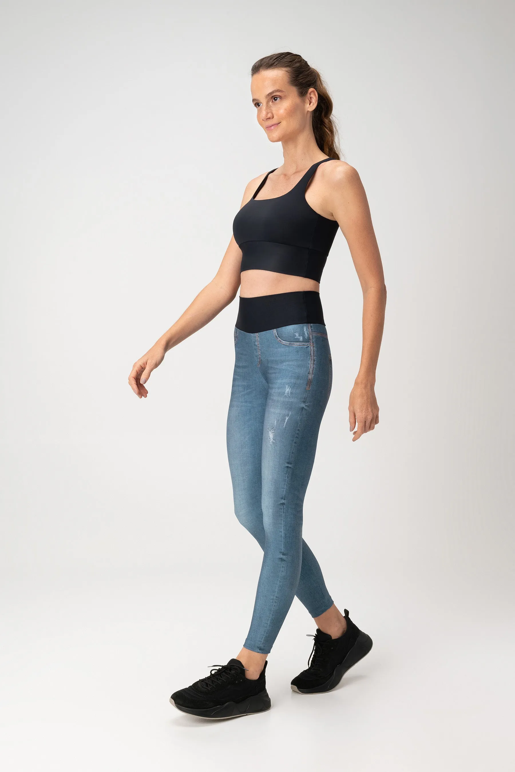 Denim Rise Leggings