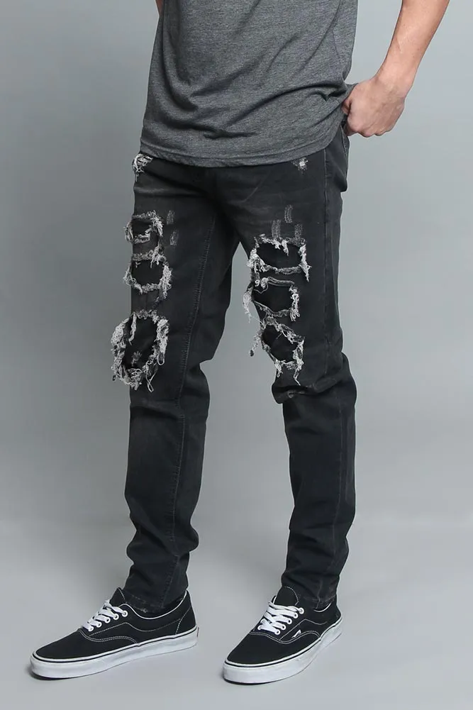 Distressed Illusion Jeans