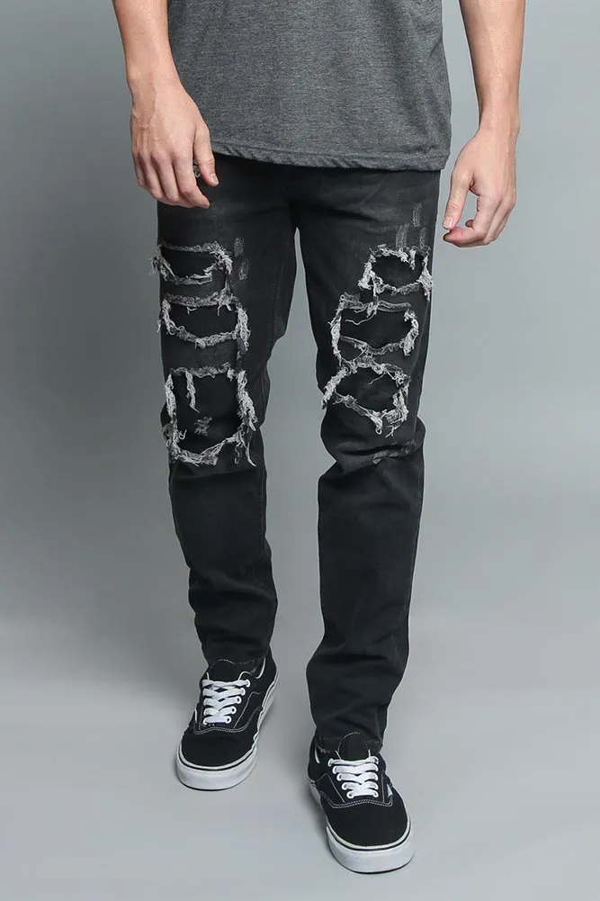 Distressed Illusion Jeans