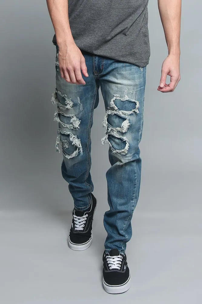 Distressed Illusion Jeans