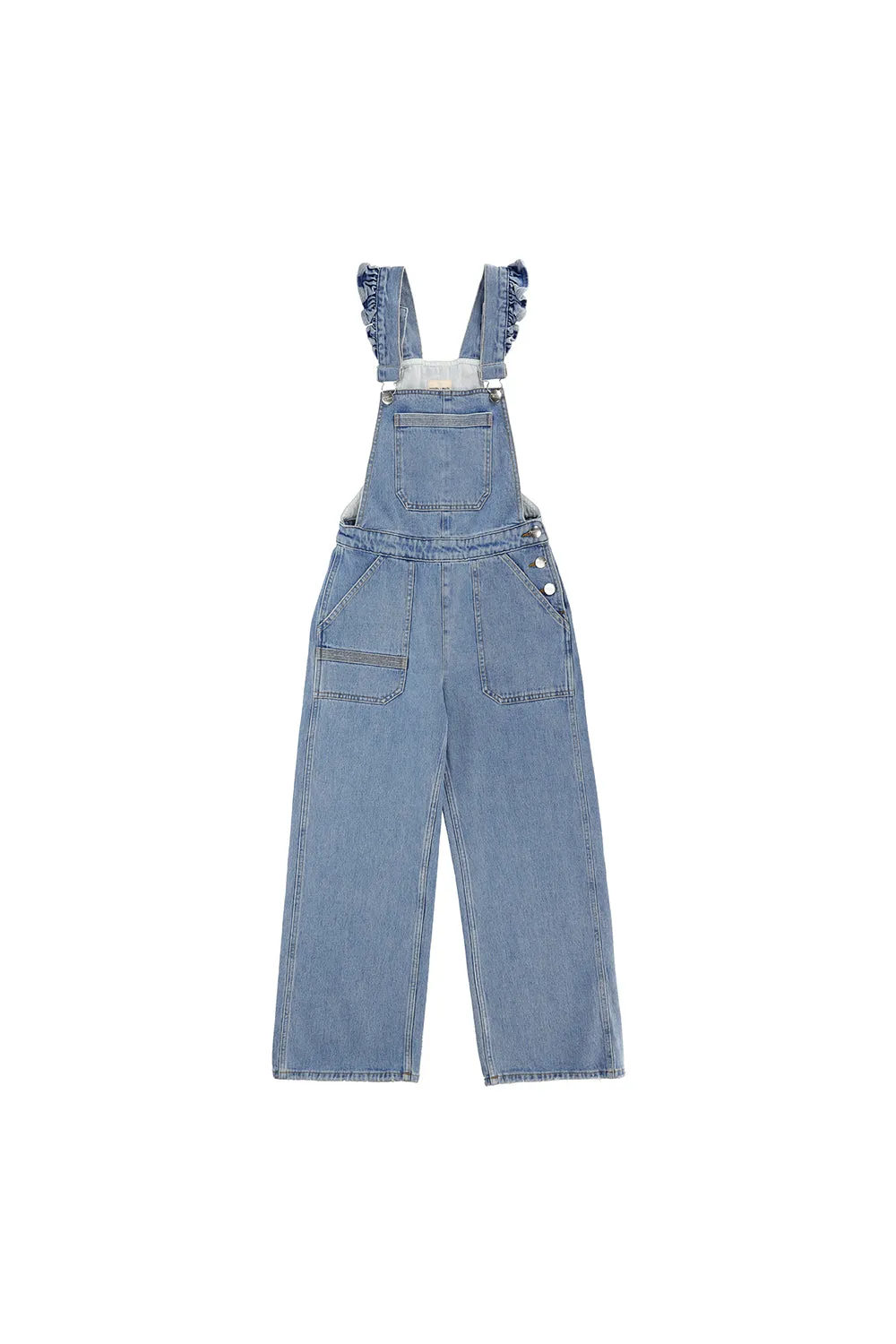 Elodie Frill Overalls in Rodeo Vintage