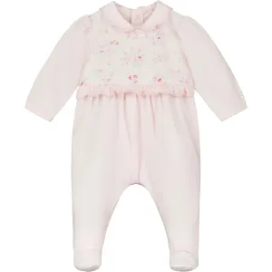 Emile Rose Fleur Floral Print Girls Babygrow