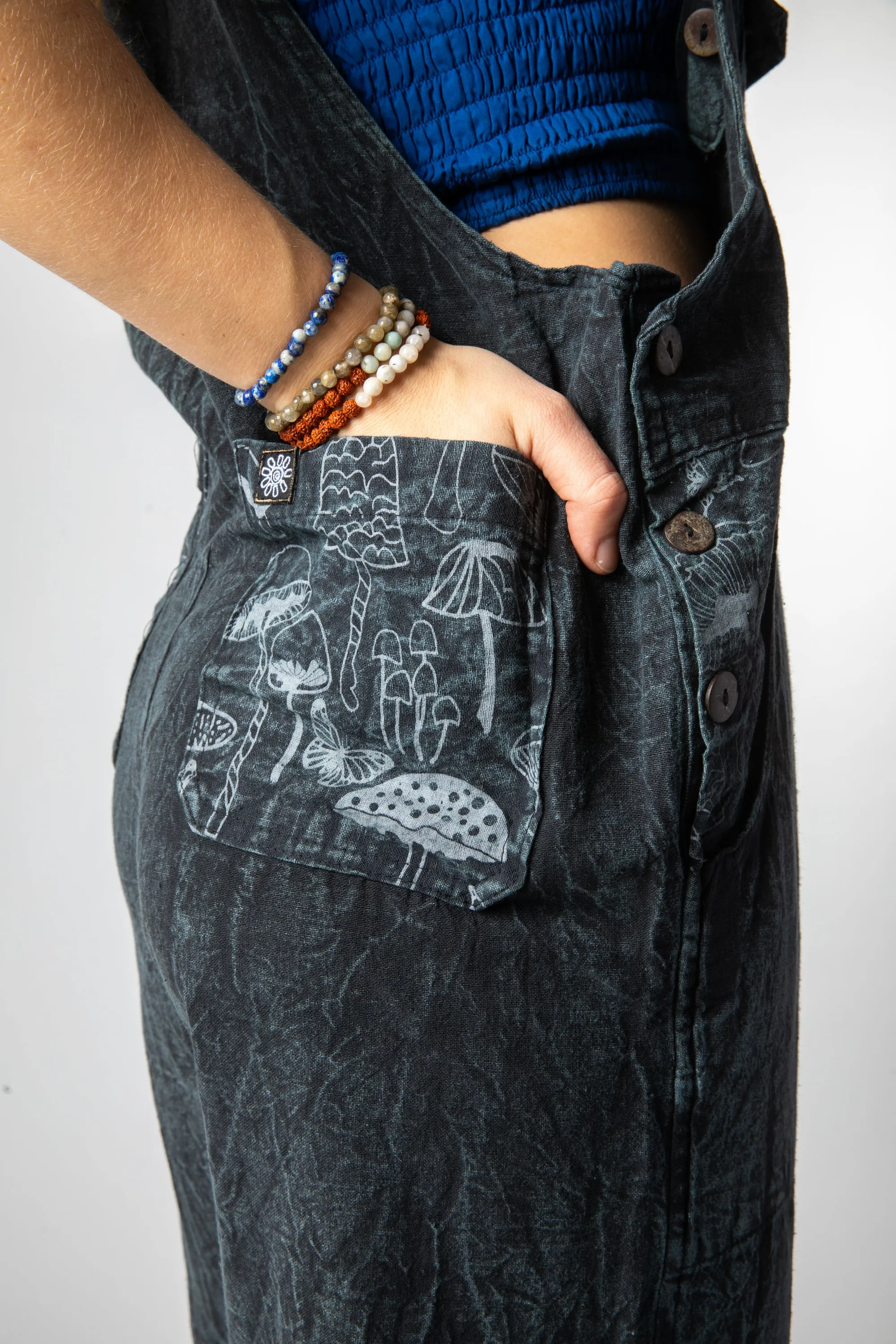 Festival Forager Mushroom Overalls