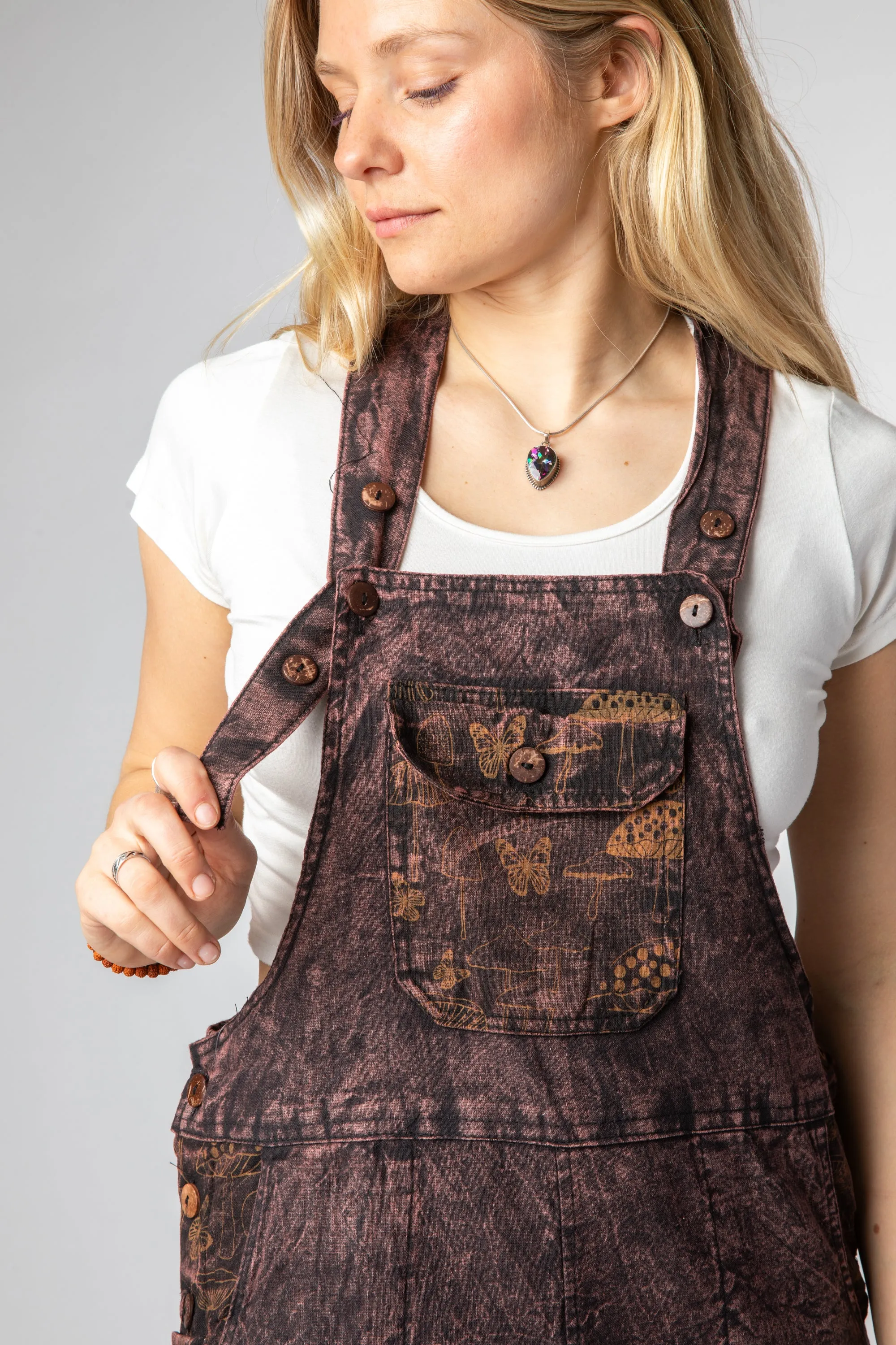 Festival Forager Mushroom Overalls