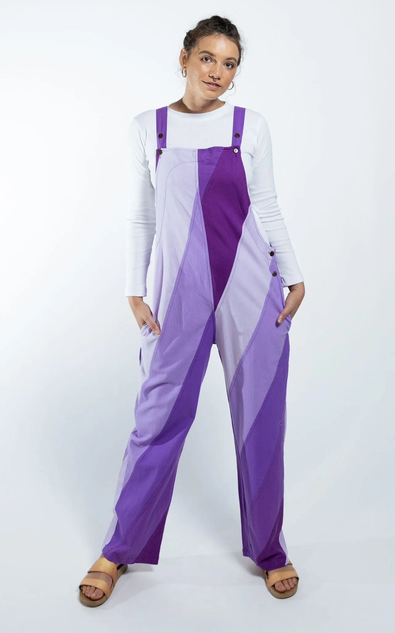 Freya Overalls - Lilac