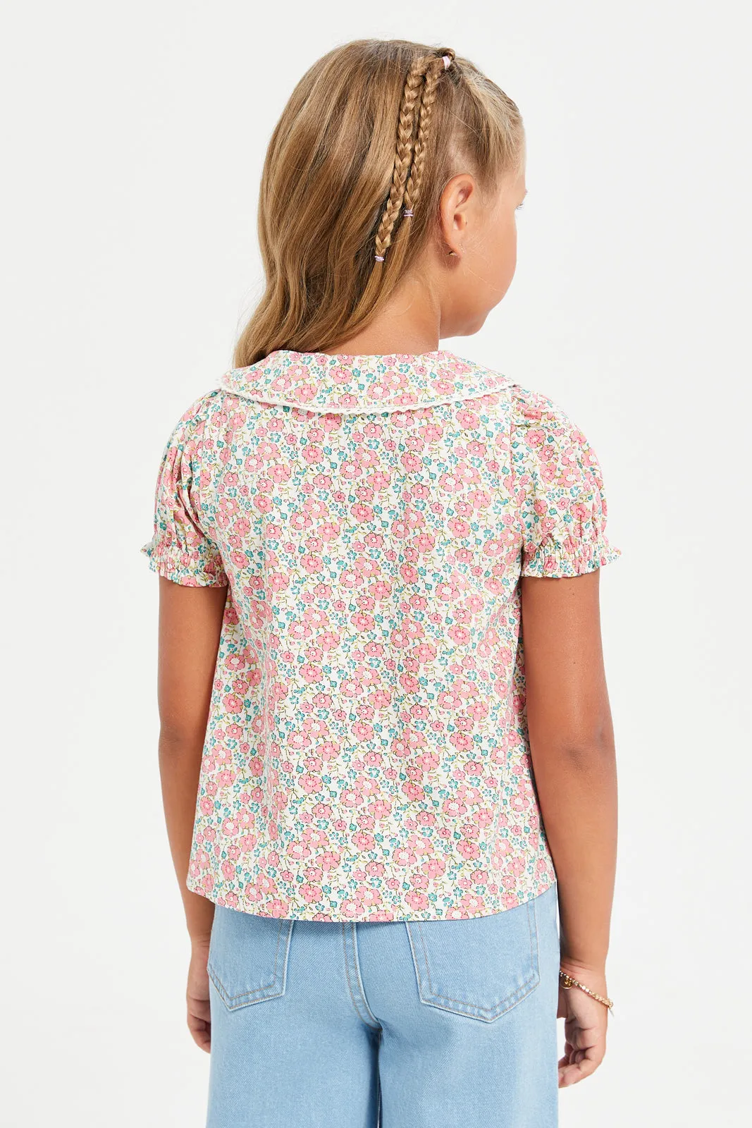 Girls Assorted Floral Printed Blouse