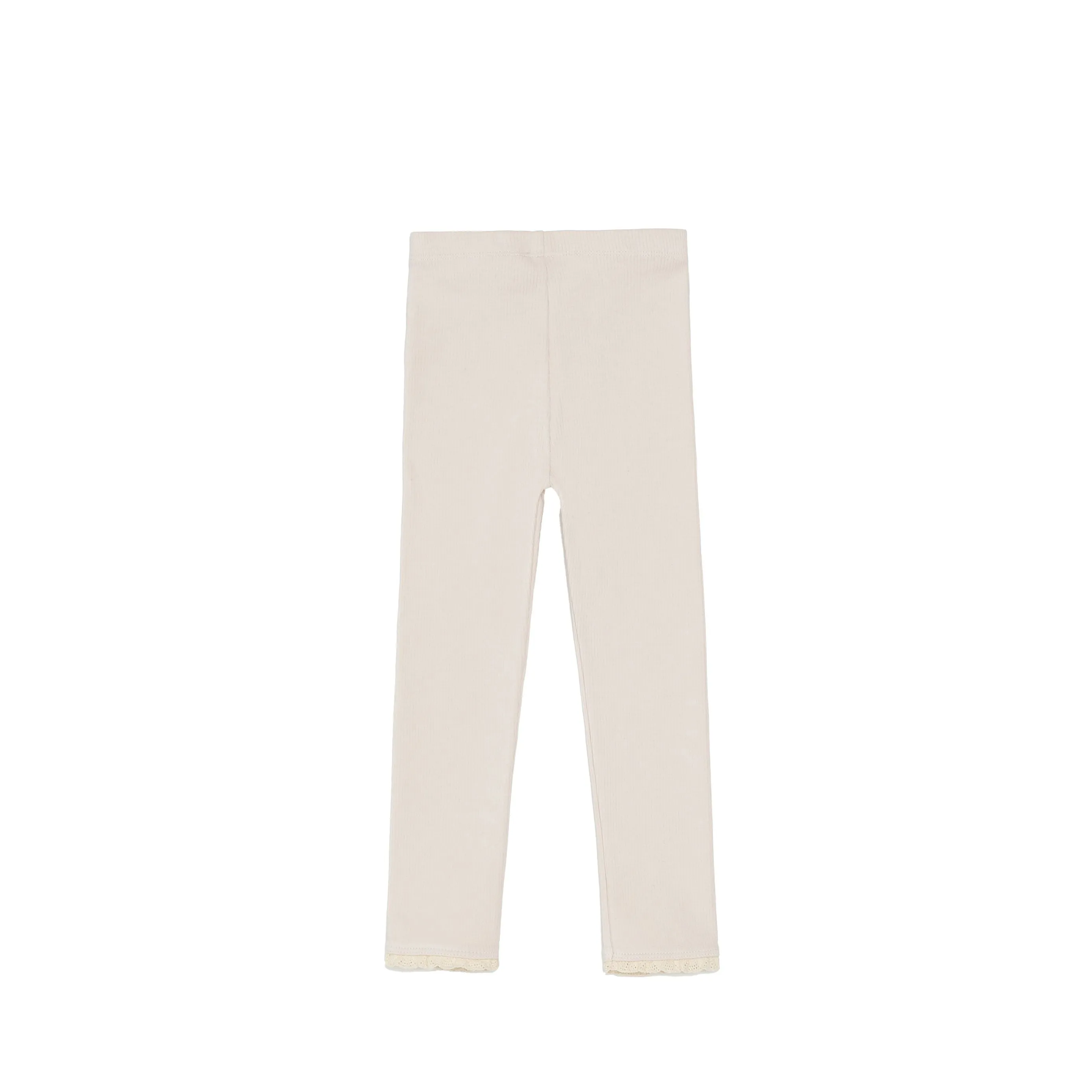 Girls Beige Affy Leggings