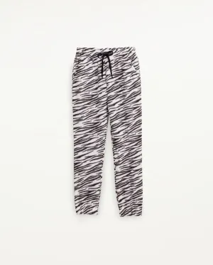 Girls Cozy Zebra Jogger