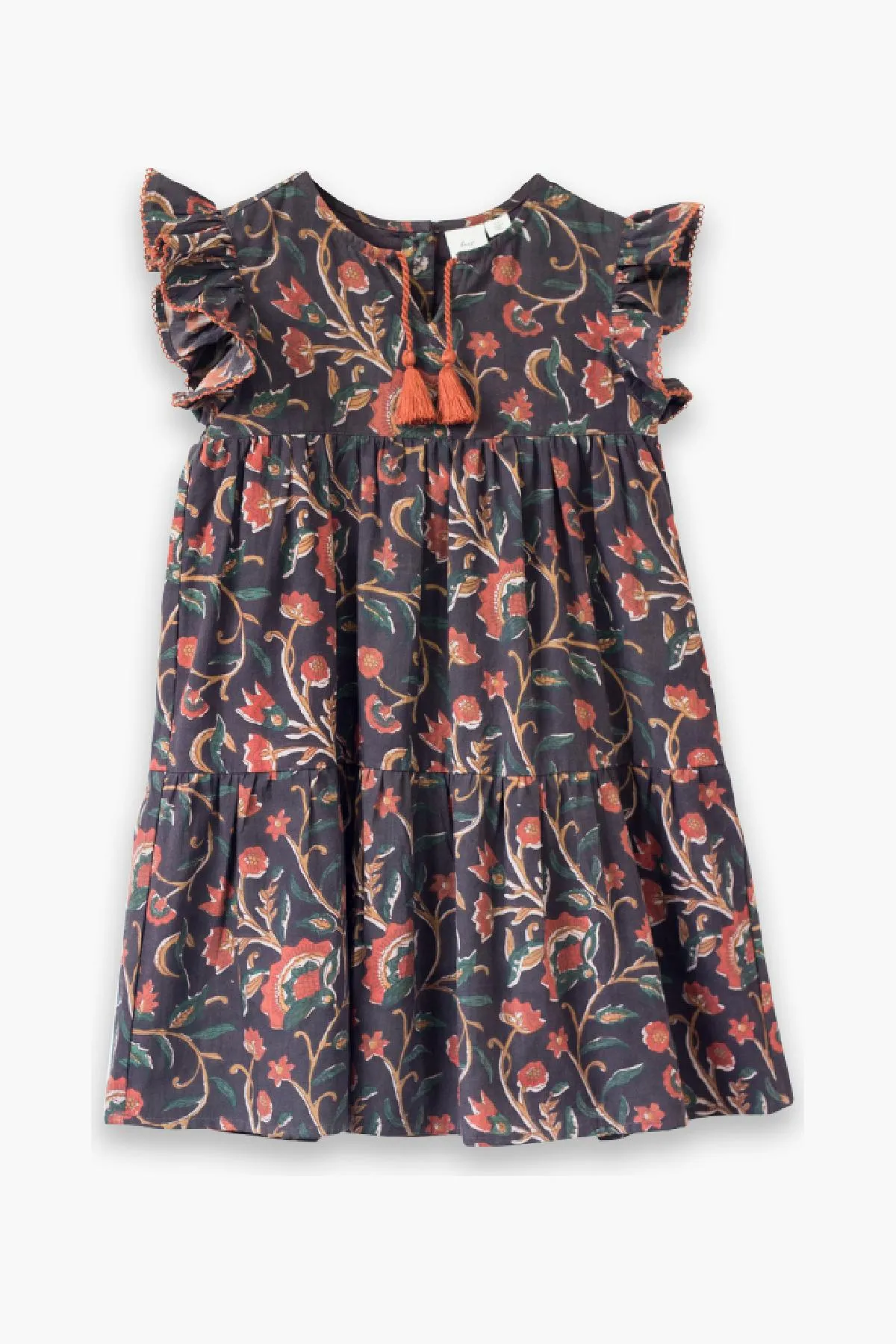 Girls Dress Beet World Sara - Cinnamon