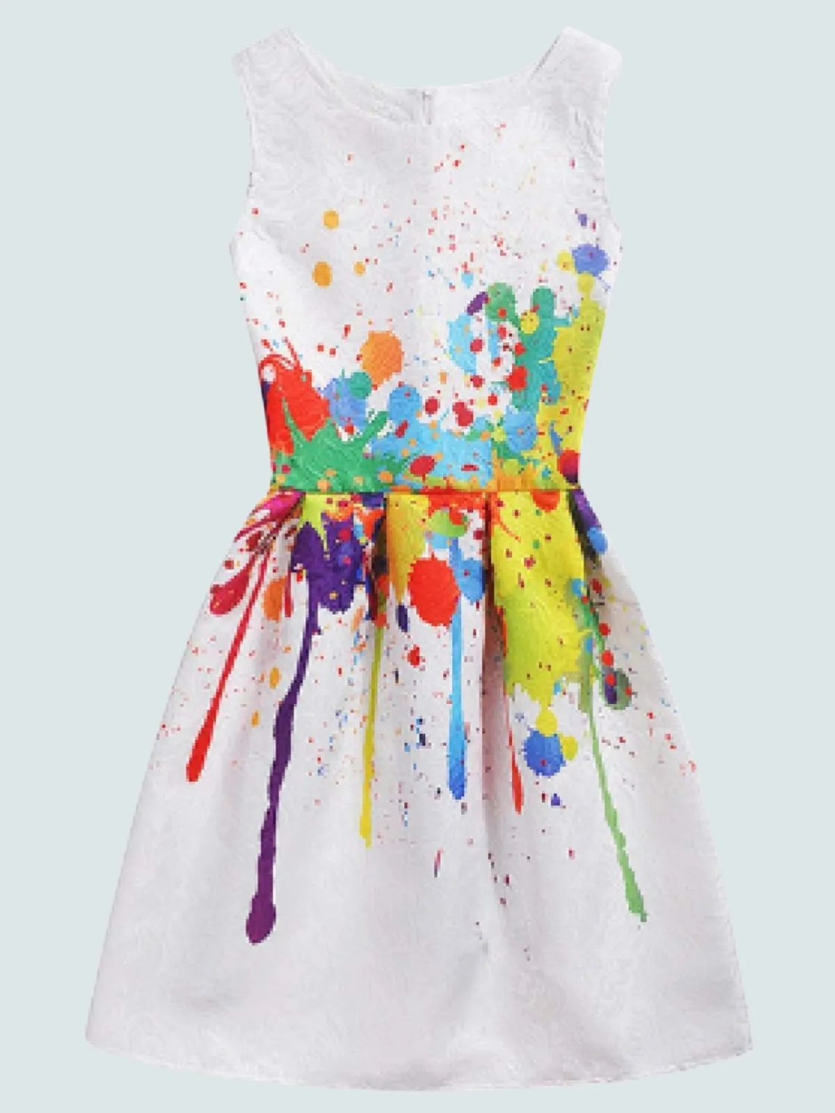 Girls Printed A-Line Dress