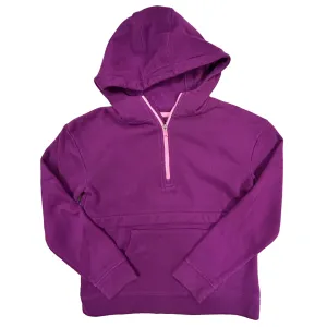 Girls Tek Gear Size 10/12 Purple Fleece Lined Hoodie