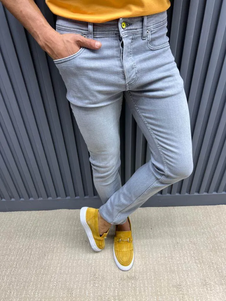 Grey Slim Fit Jeans