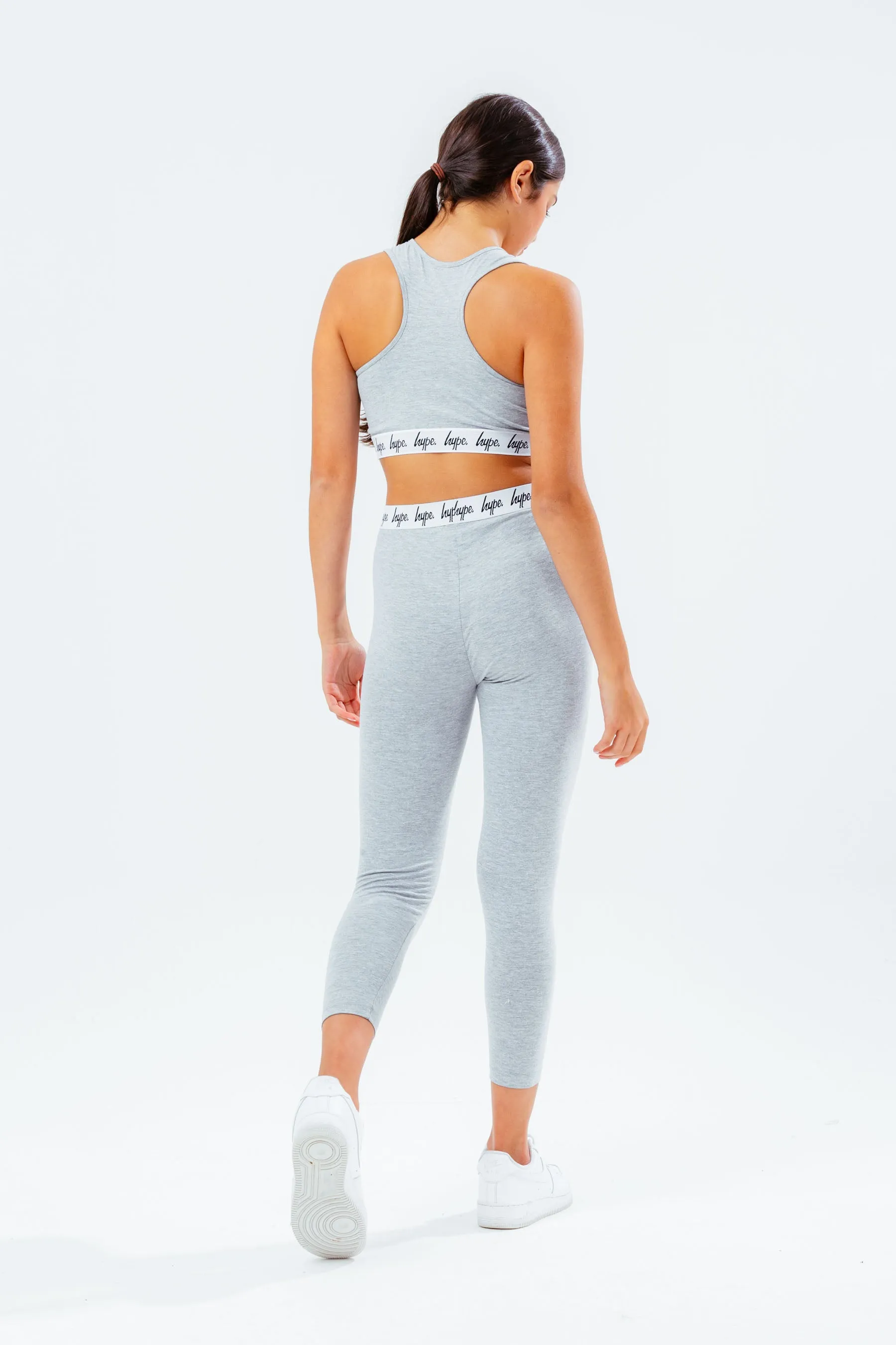 Hype Girls Grey Marl Core Bralet