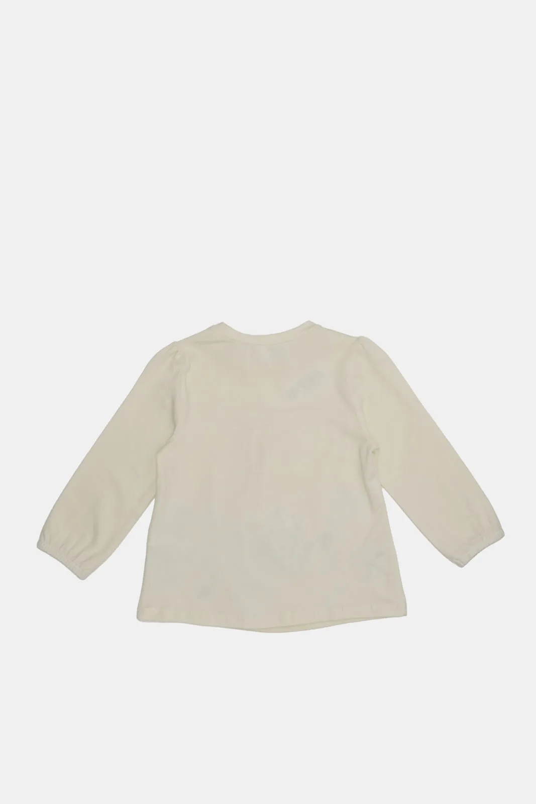 Infant Girls Ivory Embroidery Blouse