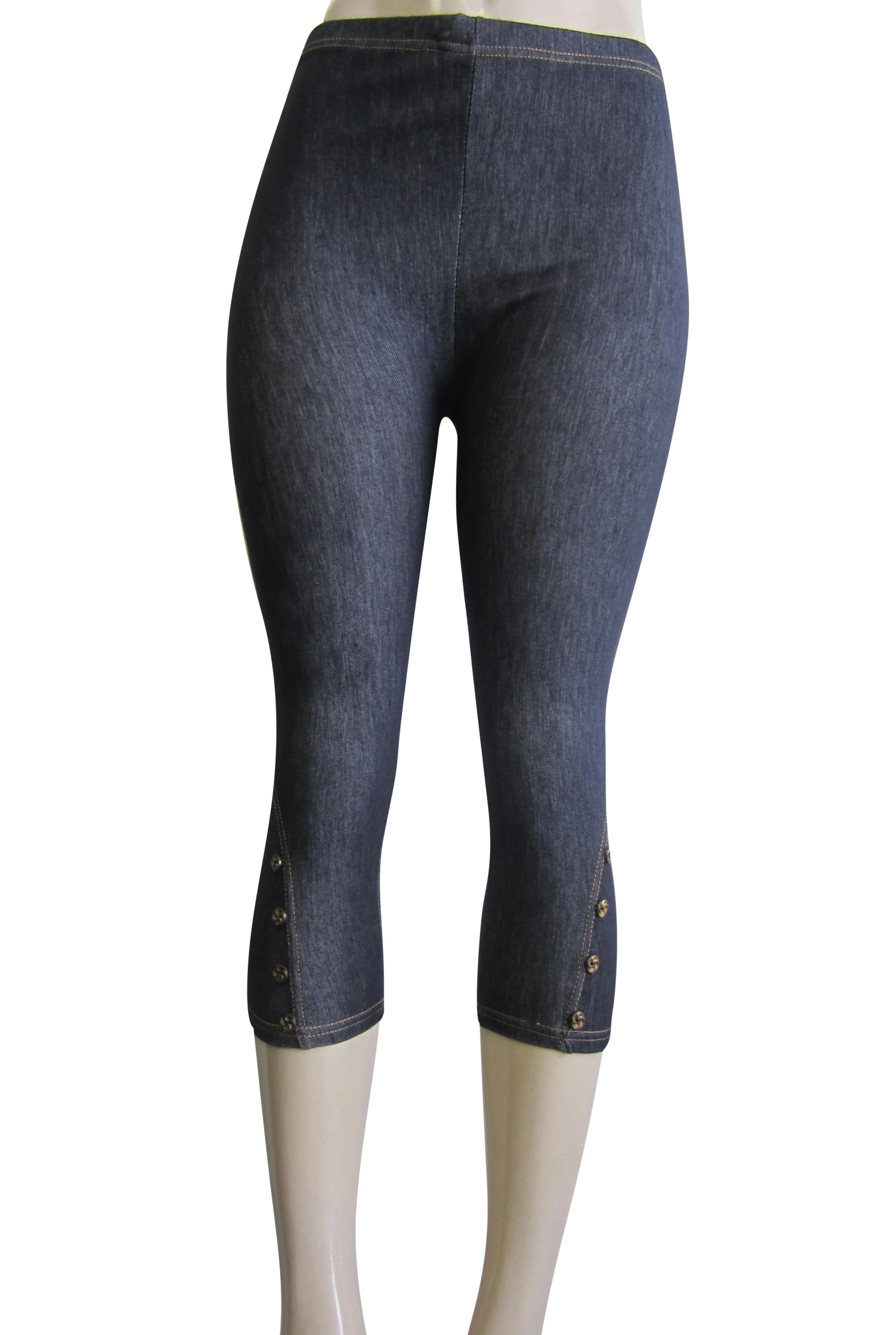 Leggings - Capri Denim Look  (FAB-11251)