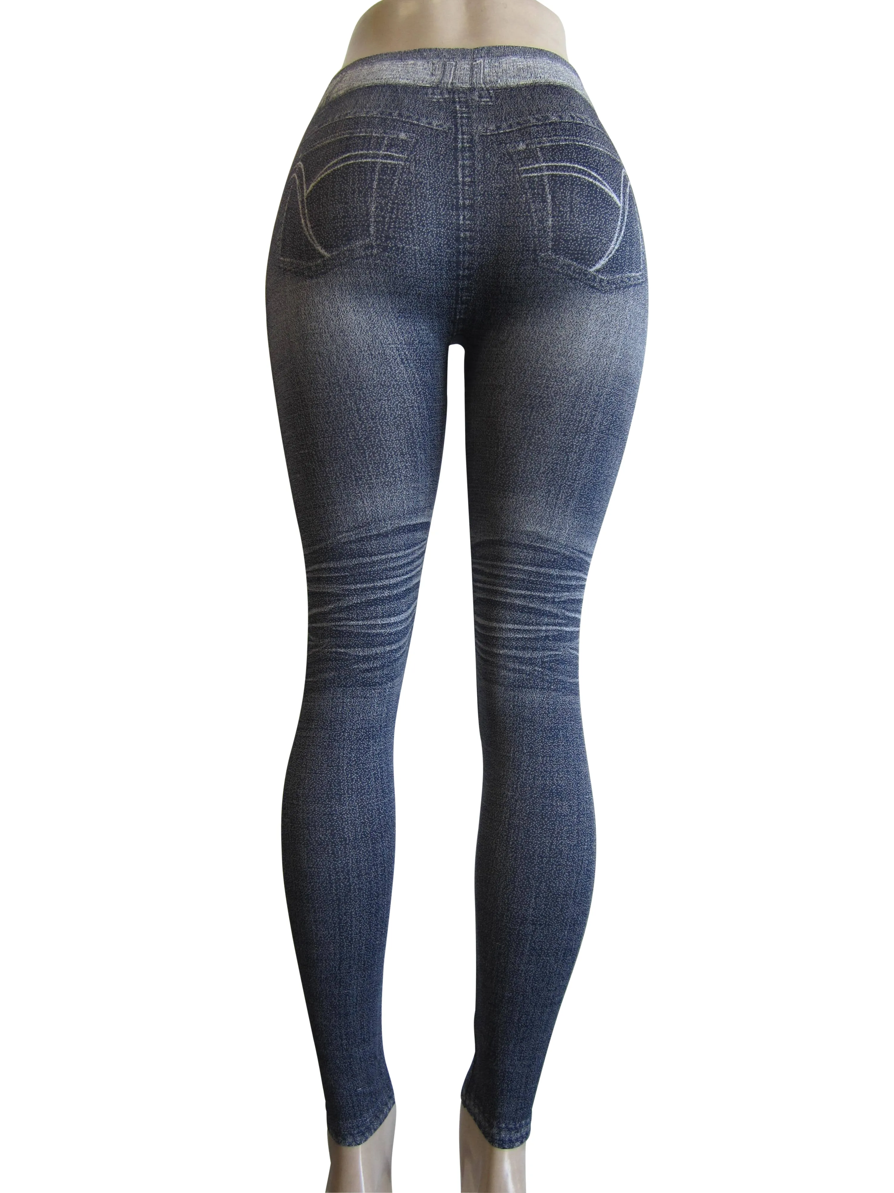 Leggings -Printed Denim Look  (FAB-9513)