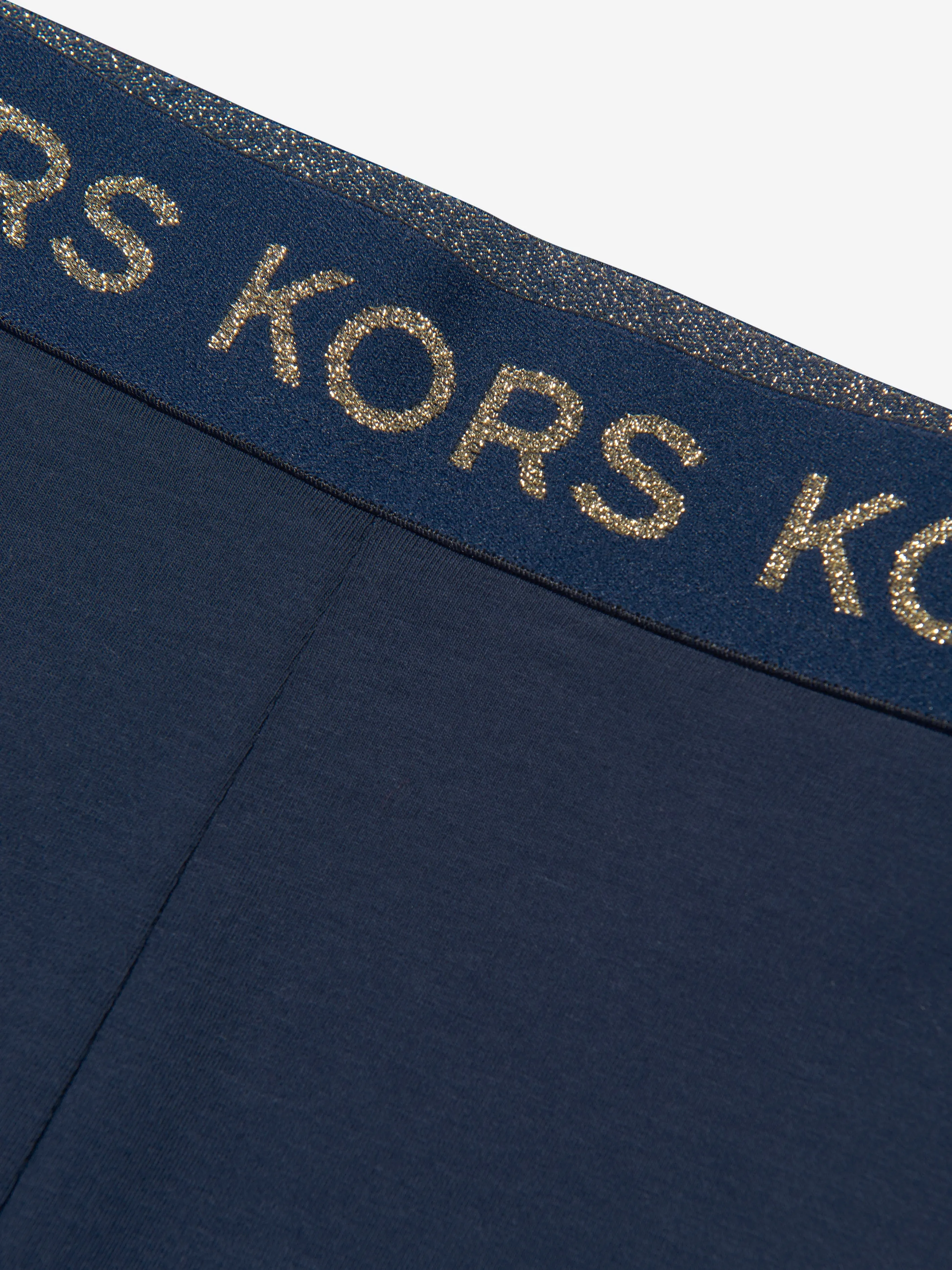 Michael Kors Girls Logo Leggings in Navy