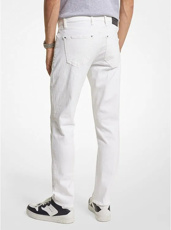 Michael Kors Slim-Fit jeans, white