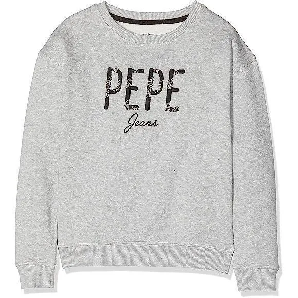 Pepe Jeans Girls Nancy Sweatshirt in Grey