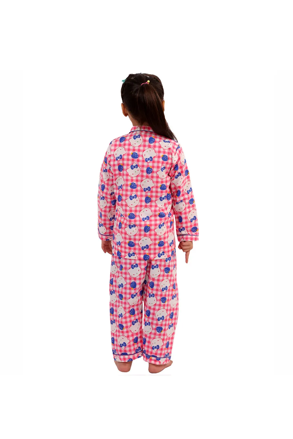 Pink hello kitty printed nightsuit