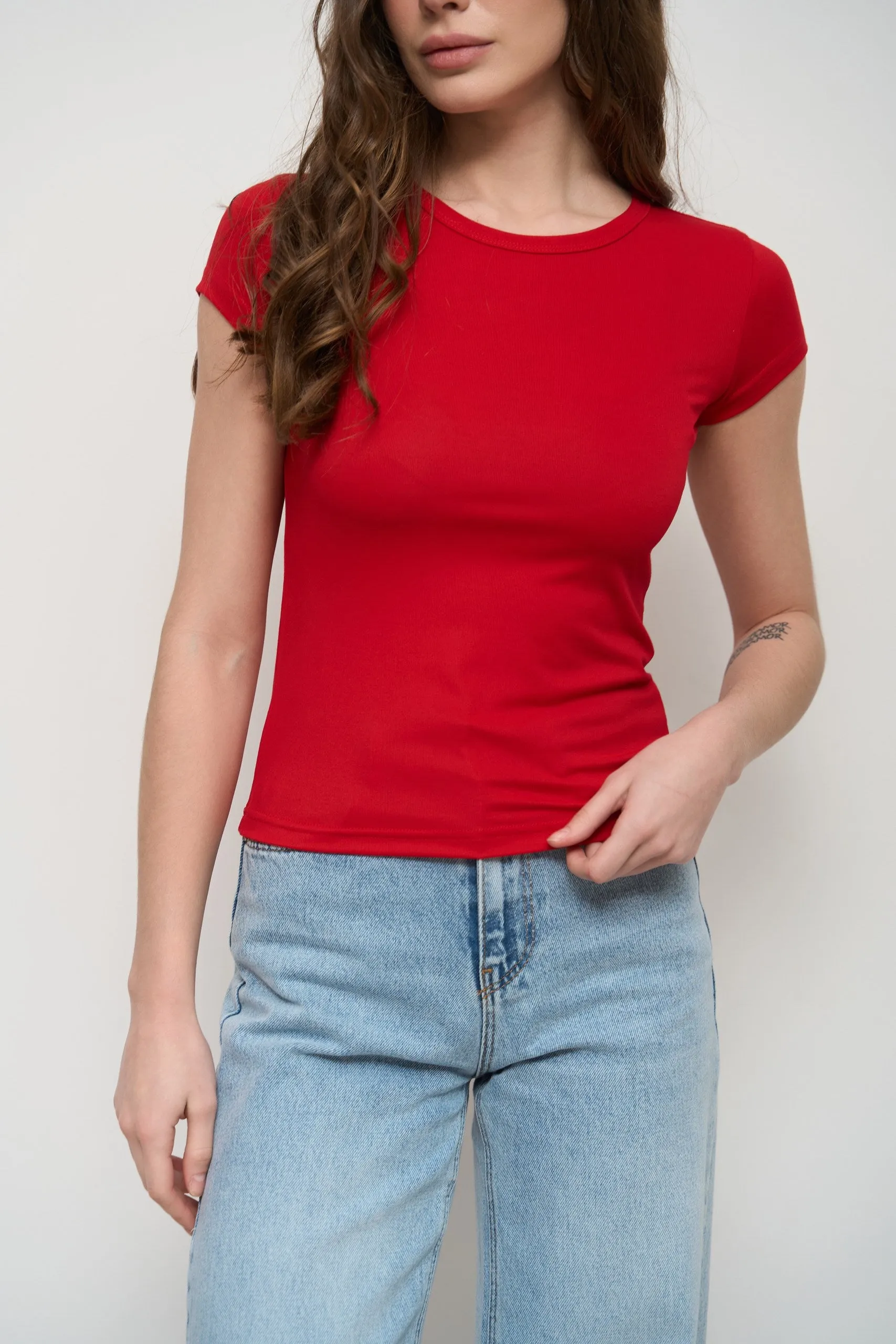 Red Slim Fit T-Shirt