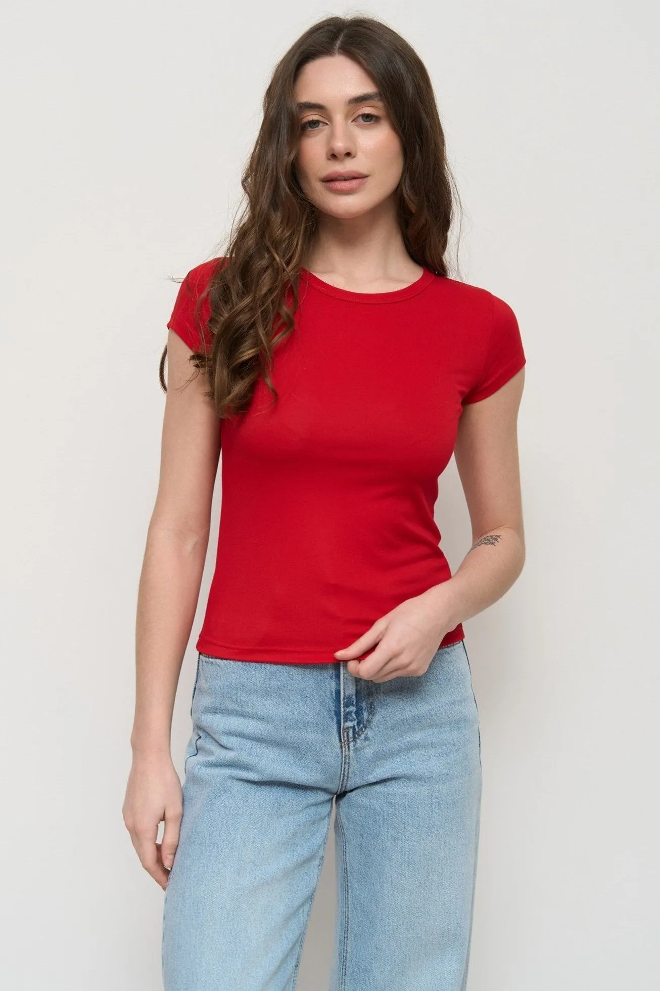 Red Slim Fit T-Shirt