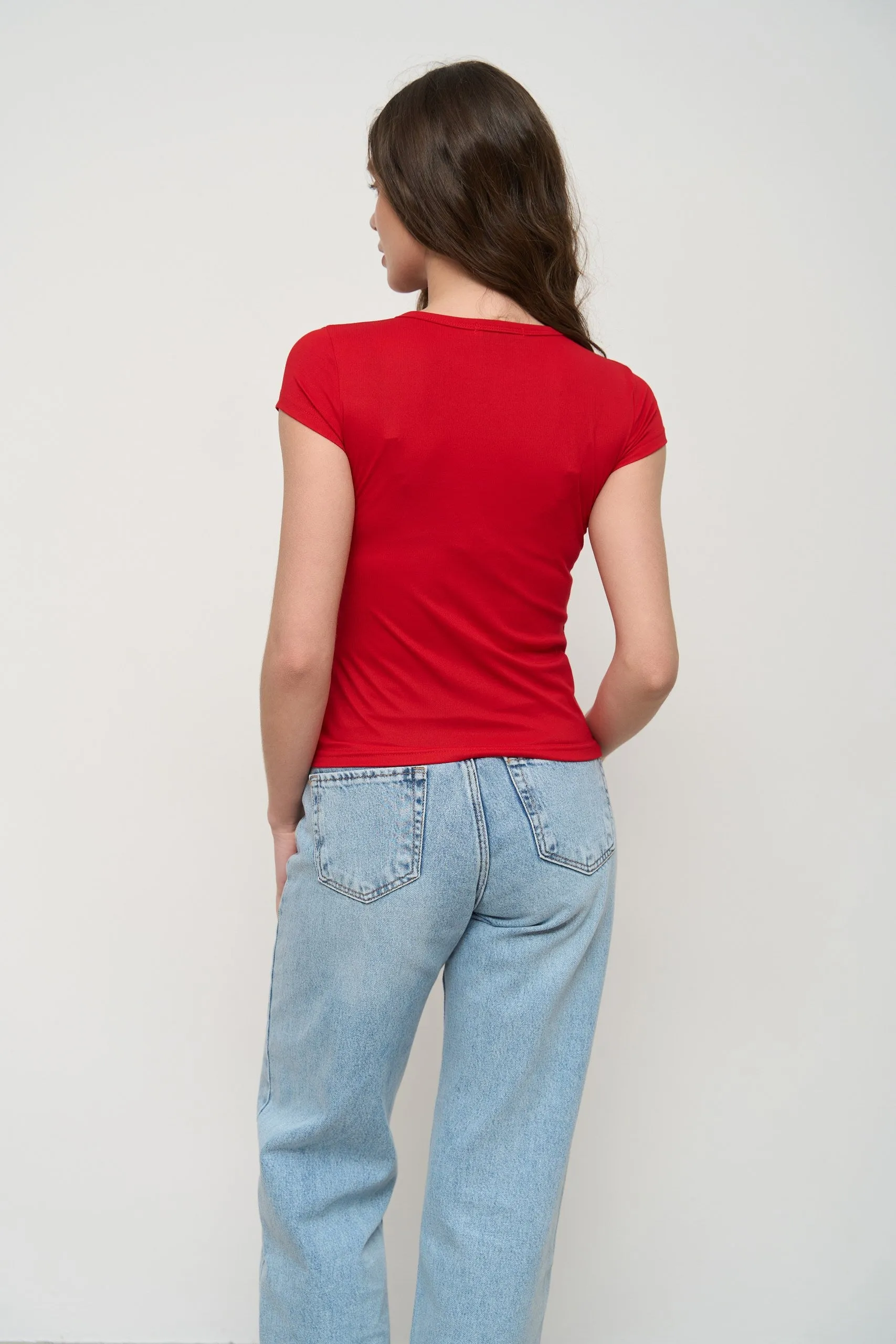 Red Slim Fit T-Shirt