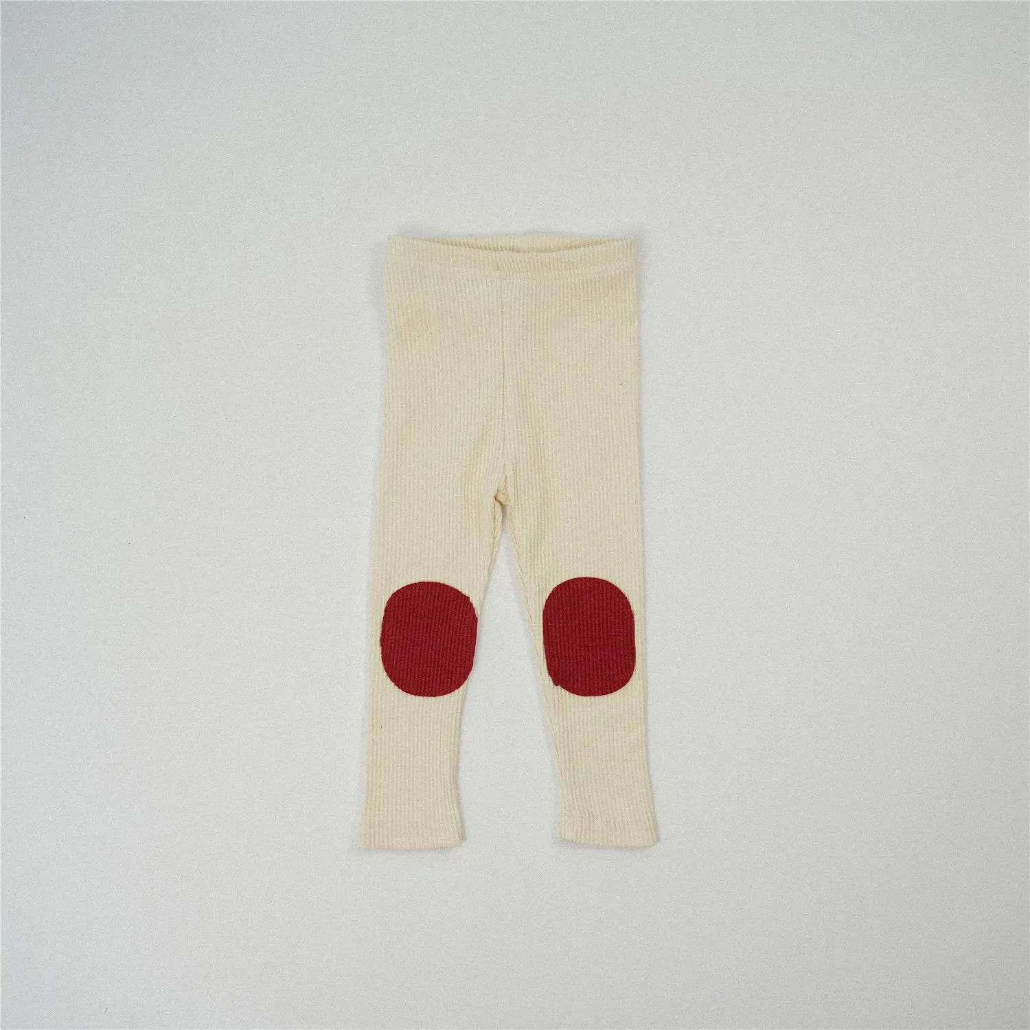 Round Patch Cotton Leggings