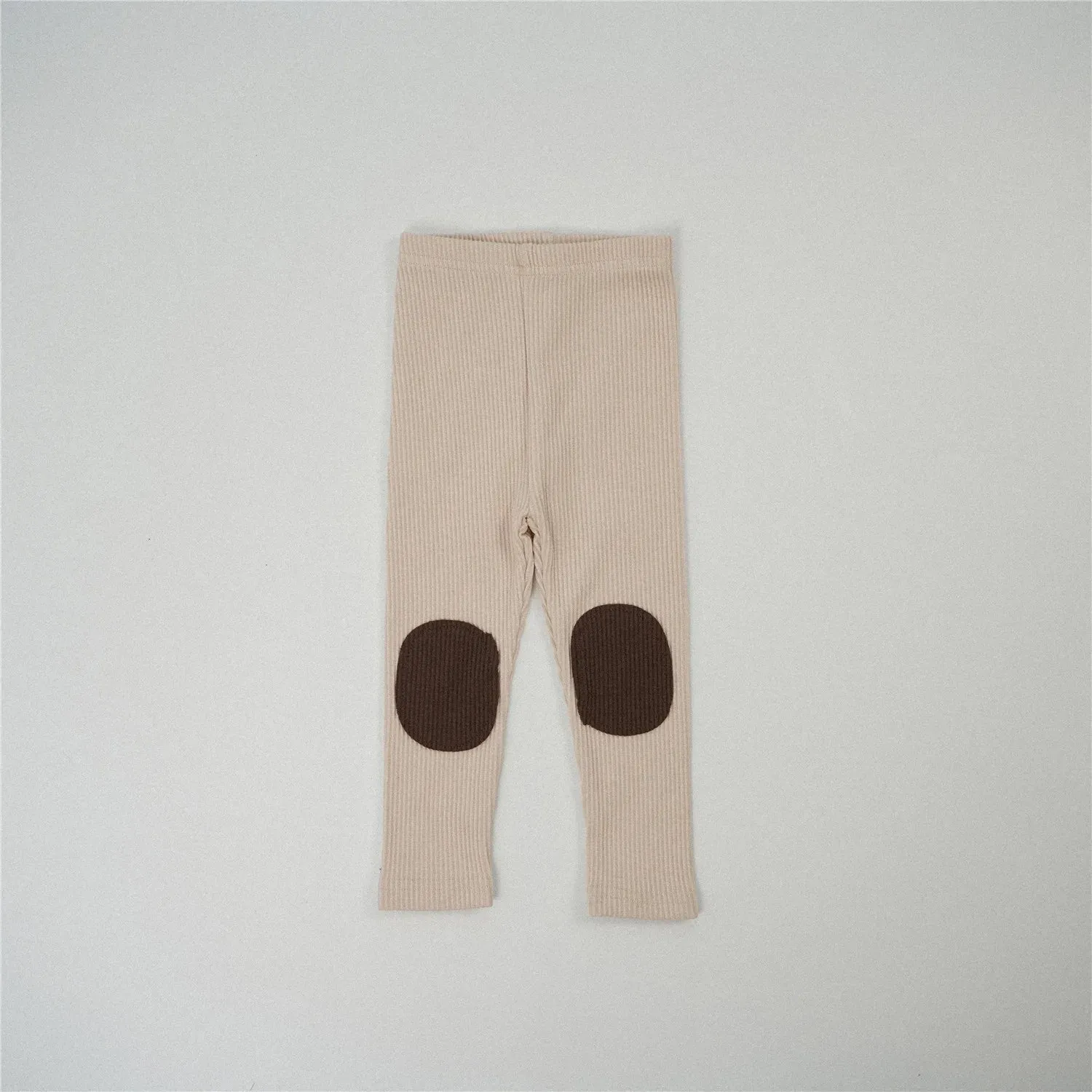 Round Patch Cotton Leggings