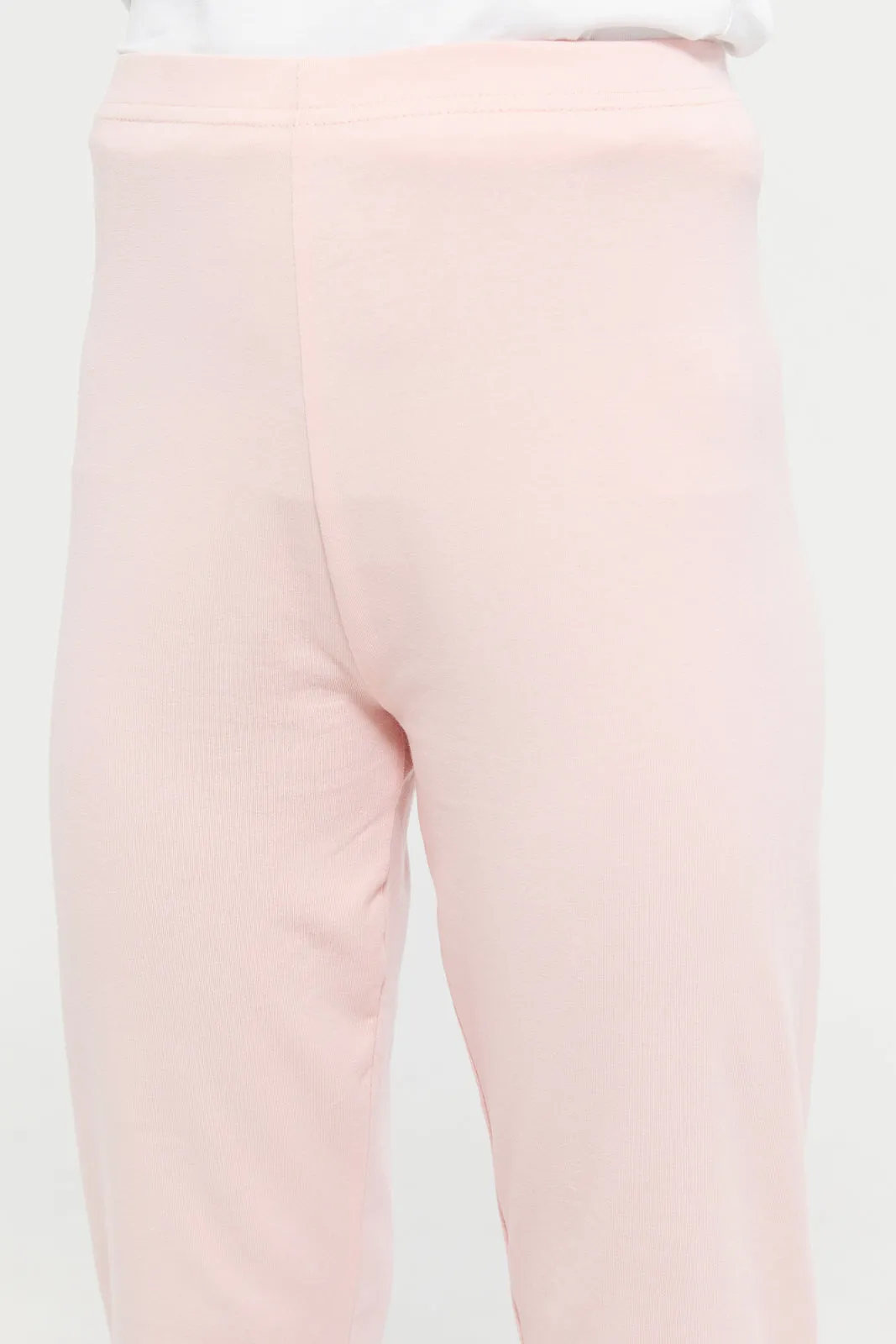 Senior Girls Apricot Basic Leggings