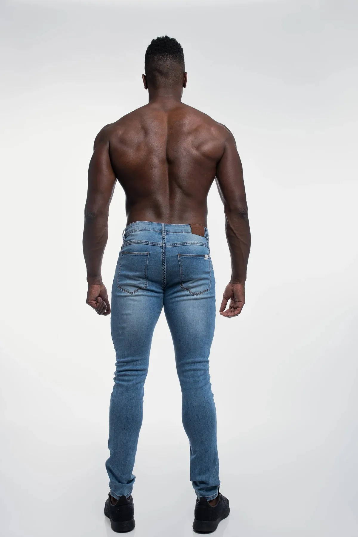 Slim Athletic Fit Destroyed Jeans