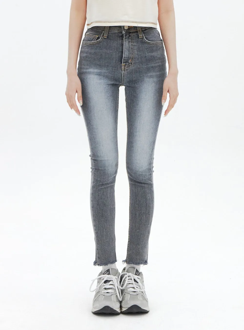 Slim Fit Ankle Jeans BA319