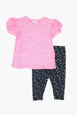 Splendid Floral Girls Legging 2-Piece Set