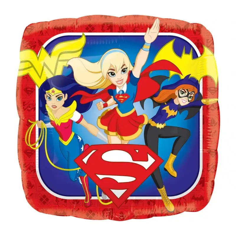 Super Hero Girls Square Foil Balloon