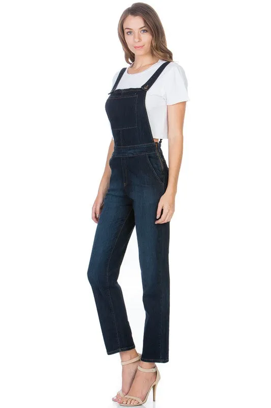 TEEK - Womens Denim Wash Overalls