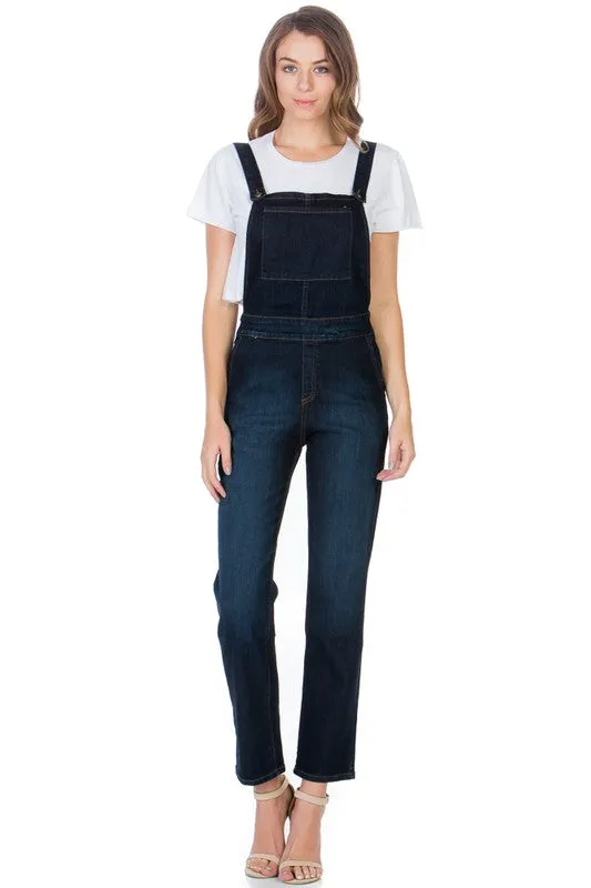 TEEK - Womens Denim Wash Overalls