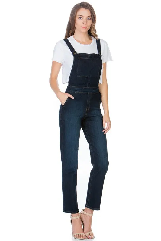 TEEK - Womens Denim Wash Overalls