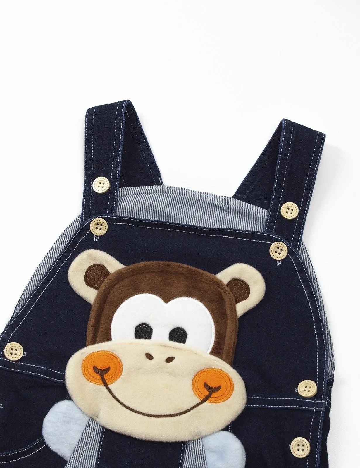 Toddler Monkey Soft Overalls