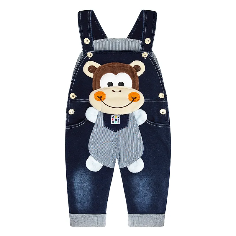 Toddler Monkey Soft Overalls