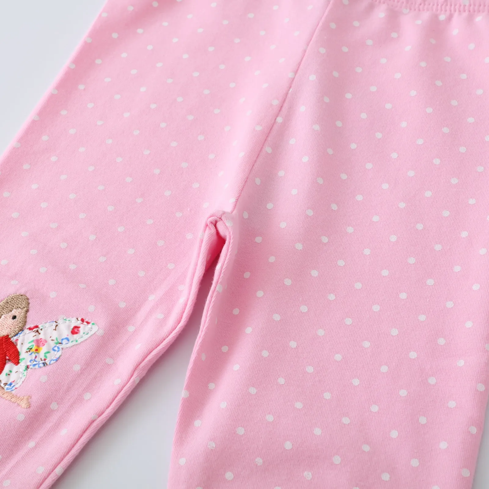 Toddler/Kid Girl's Pink Leggings with Cartoon Design